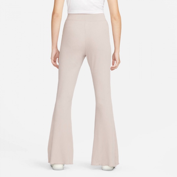Брюки Nike W NSW RIB JRSY PANT DV7868-272 р. S бежевый