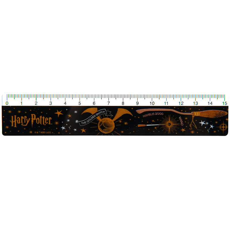 Линейка Harry Potter 15 см HP23-090 KITE