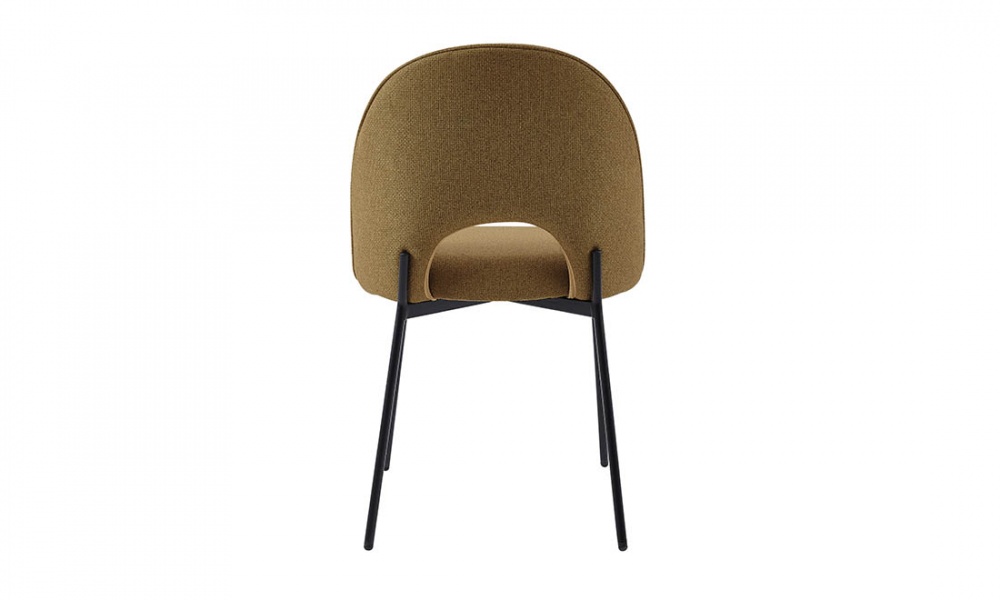 Стул Каспер 505х535х810 мм горчичный / черный