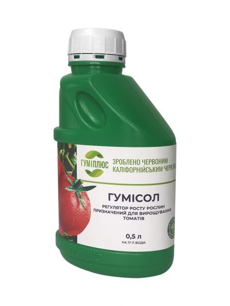 Стимулятор роста и развития растений Гуміплюс Гумисол для томатов 0,5 л