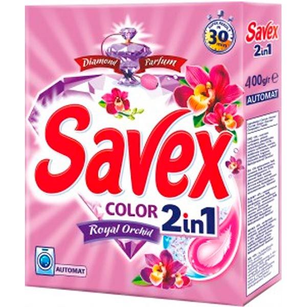 Пральний порошок Savex Diamond Parfum 2in1 Royal Orchid 400 г