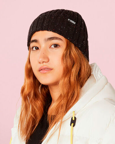 ШапкаConverse Go 2 Beanie 10022383-A01 OS чорний