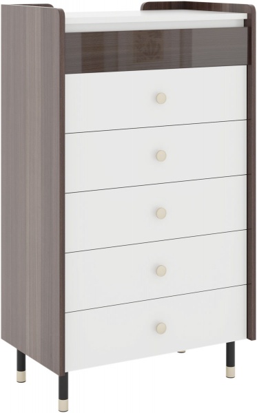 Комод 6Ш Либерти дуб борас/пепельный 