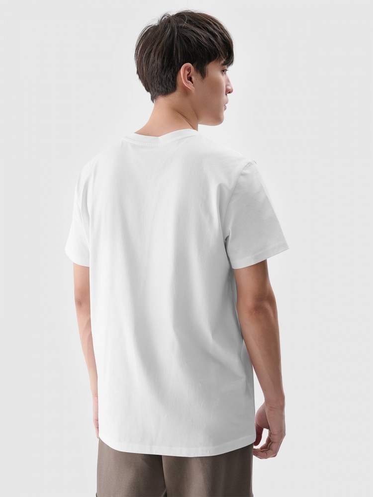 Футболка 4F TSHIRT M2256 4FWMM00TTSHM2256-10S р.S белый