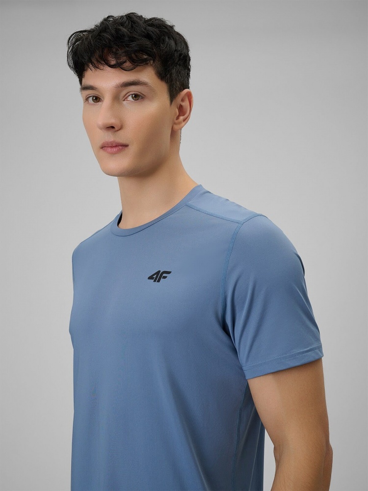 Футболка 4F TSHIRT FNK M1785 4FWSS26TFTSM1785-32S р.S блакитний