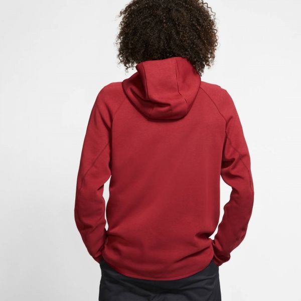 Джемпер Nike M NSW TCH FLC HOODIE FZ 928483-677 р. XL червоний