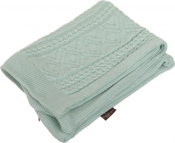 Наволочка декоративна ажурна 45x45 см м'ятний Прованс 