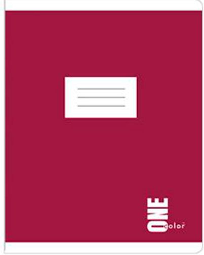 Тетрадь школьная 12 листов в линию One color в ассортименте InterDRUK