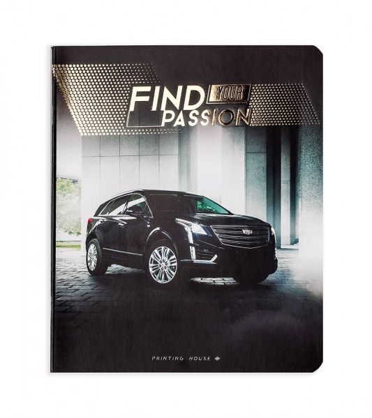 Комплект зошитів Знайди свою пристрасть 48 аркушів у клітинку золото 10 шт. Поділля