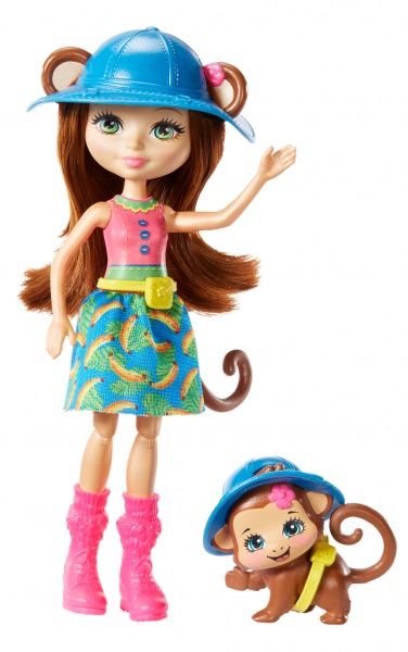 Ігровий набір Enchantimals човен з джунглів мавпеняти меріт