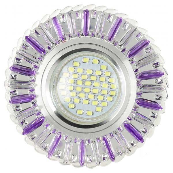 Светильник точечный LightMaster с LED-подсветкой GU5.3 4000 К прозрачный CL7085 бузковий 