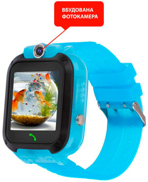Смарт-годинник AmiGo GO007 FLEXI GPS blue (871497)