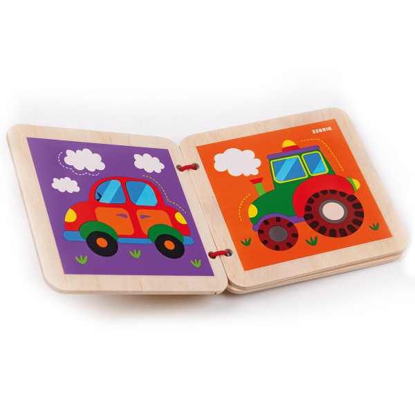 Розвиваюча іграшка Roter Kafer книга Транспорт RW3034