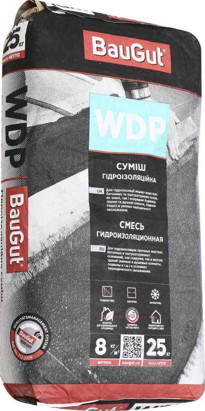 Гидроизоляционная смесь BauGut WDP 25 кг 