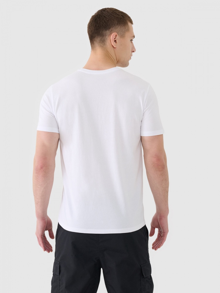 Футболка 4F TSHIRT M2003 4FWSS25TTSHM2003-10S р.S белый