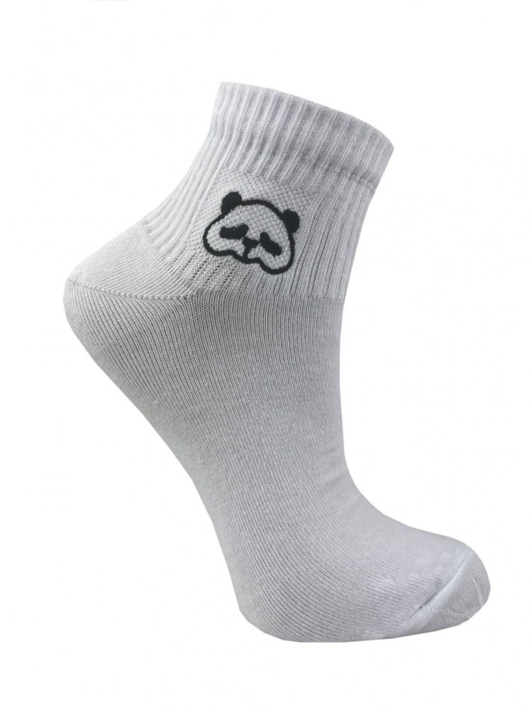 Носки женские Premier Socks с вышивкой панда р.23-25 белый