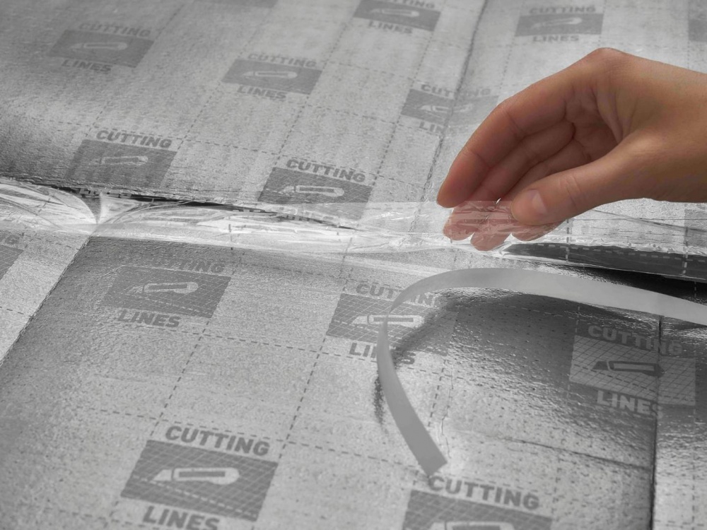 Подложка изоляционная AFIRMAX SPC&VINYL SMART 1мм /6,25 кв.м