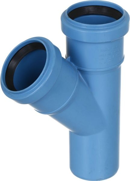 Трійник Valsir безшумний Triplus d50x50x45° (VS0650513)