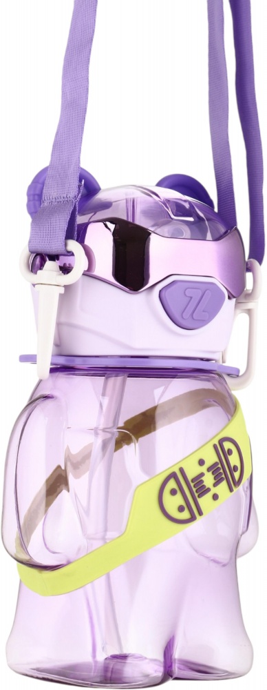 Пляшка для води SELIYA 700 мл з соломинкою колір в асортименті