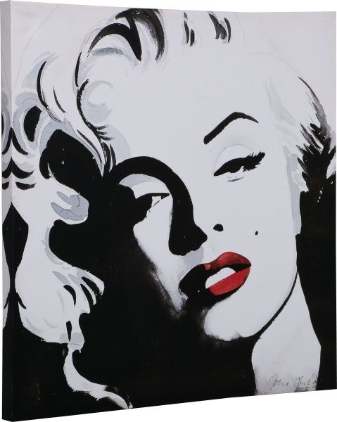 Репродукция Мерлин Монро 80x80 см 