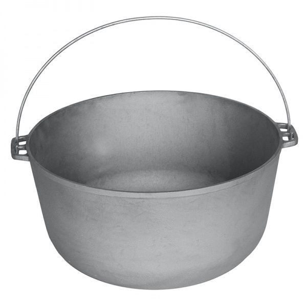 Казан похідний Biol 12 л чавунний з дужкою та кришкою 0712