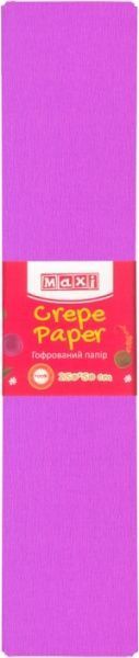 Папір гофрований 100% 50x250 см бузковий MX61616-48 Maxi