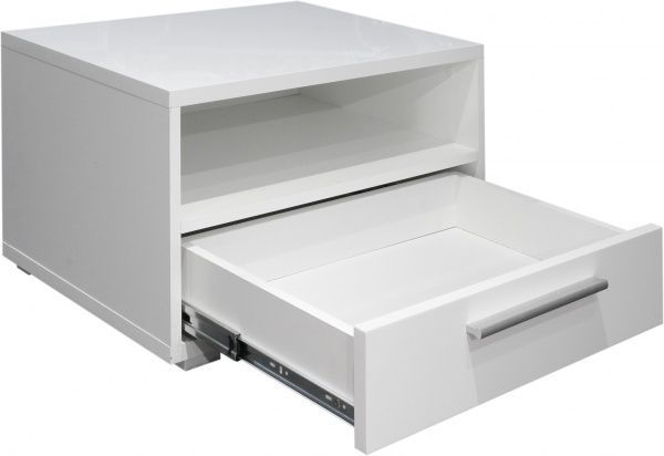 Тумба Embawood Mirina белый лак/белый 