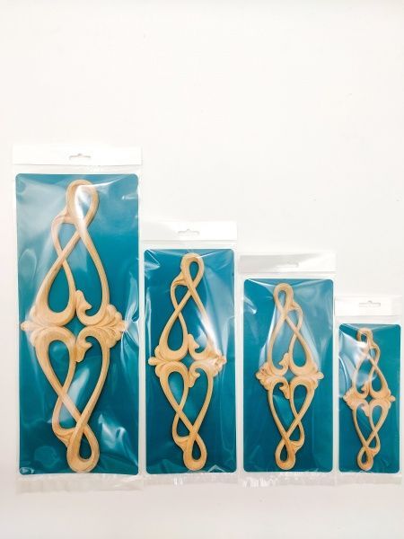 Декоративная панель деревянная горизонтальная 1 шт. DH.24.400 390х142x10 мм 