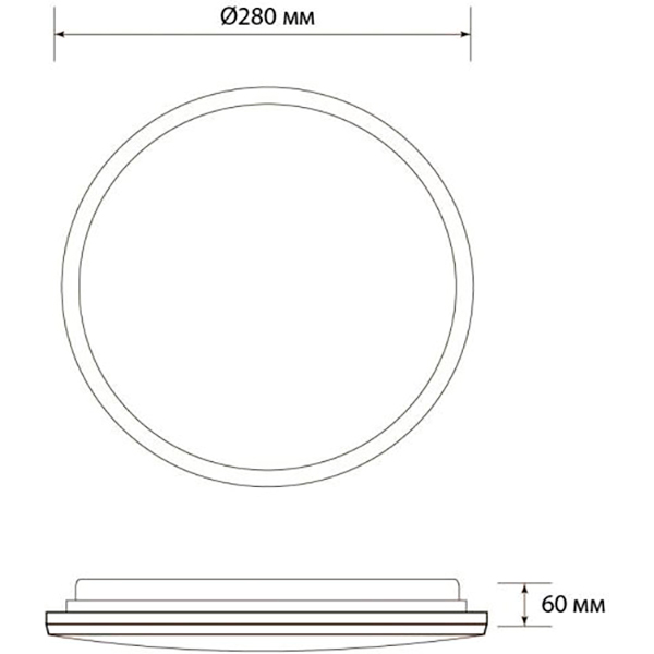 Светодиодный светильник потолочный Светкомплект Leggera XDR-20 CCT CH 20W OP 3000/4500/6000K