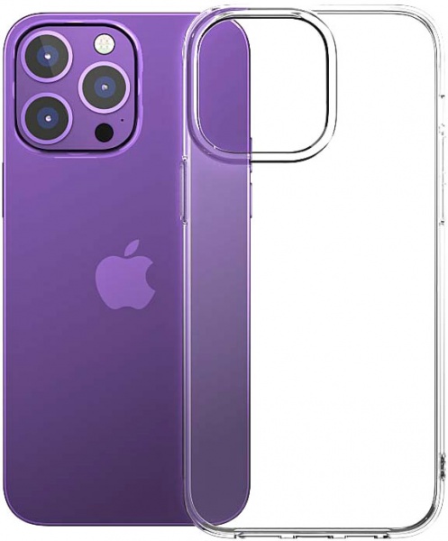 Прозорий TPU чохол oneLounge SilicolDots для iPhone 14 Pro