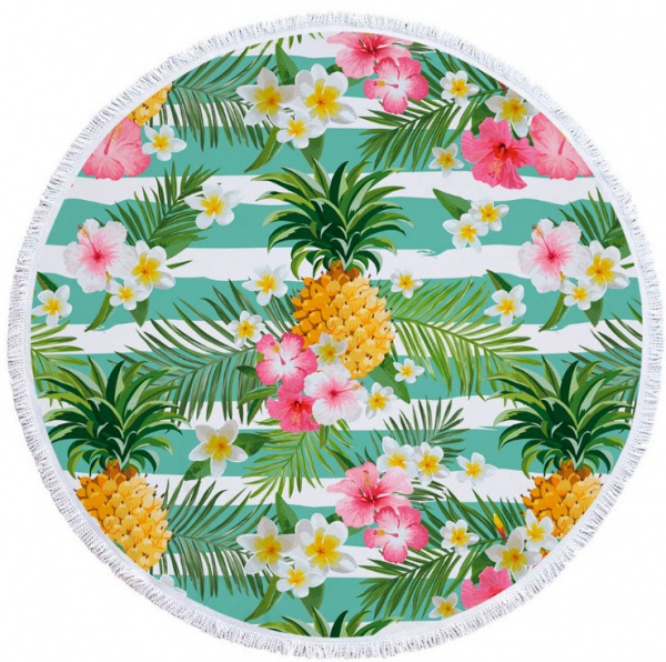 Рушник пляжний Tropical 150x150 см різнокольоровий 