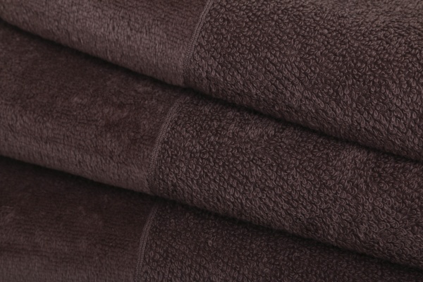 Рушник Валенсія 50x90 см голубо-коричневий Homeline 