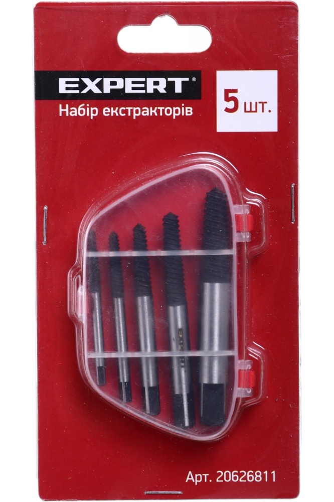 Набір екстракторів ET-EX-5 Expert 5 шт. 123