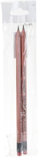 Набір олівців чорнографітних Nature 117 B 2 шт. c ластиком CLASS