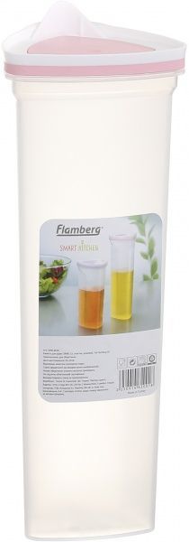 Ємність для олії або оцту Sand 1л рожева G-621 Flamberg Smart Kitchen