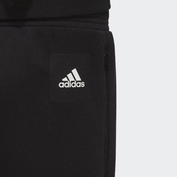 Брюки Adidas YB ID KNIT PANT ED6393 р. 176 черный