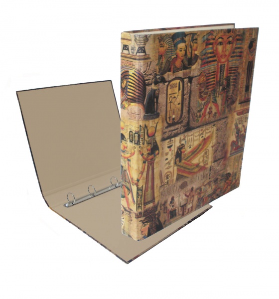 Папка на 2 кольца А4 40 мм крафт-покрытие в ассортименте iTEM