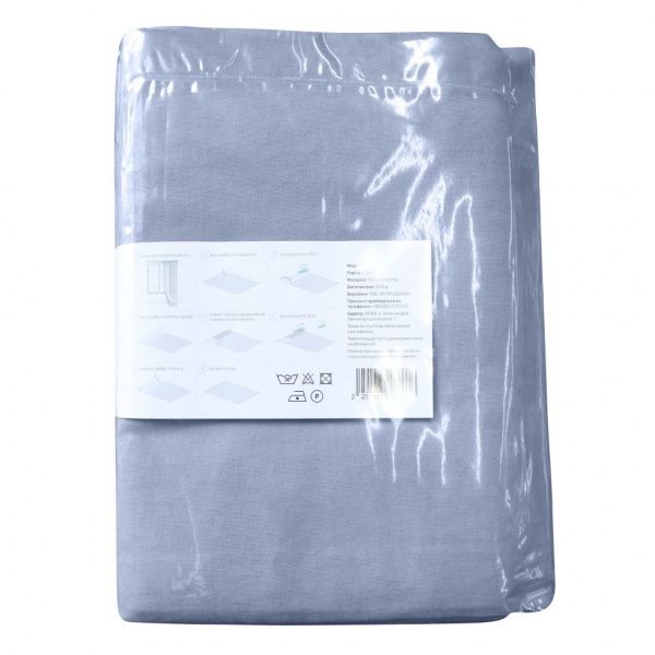 Штора Moda 200х268 см голубой Decora