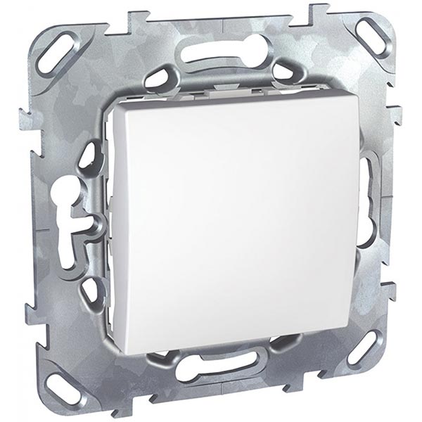 Вимикач одинарний Unica MGU5.206.18ZD білий