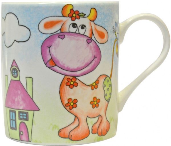 Набор детской посуды Коровка 3 предмета 21-272-042 Keramia