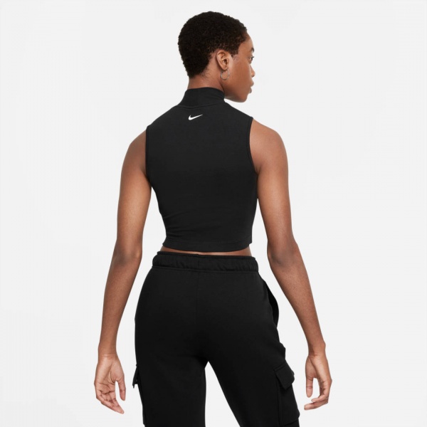 Майка Nike W NSW TANK MOCK PRNT DM4602-010 р.L чорний