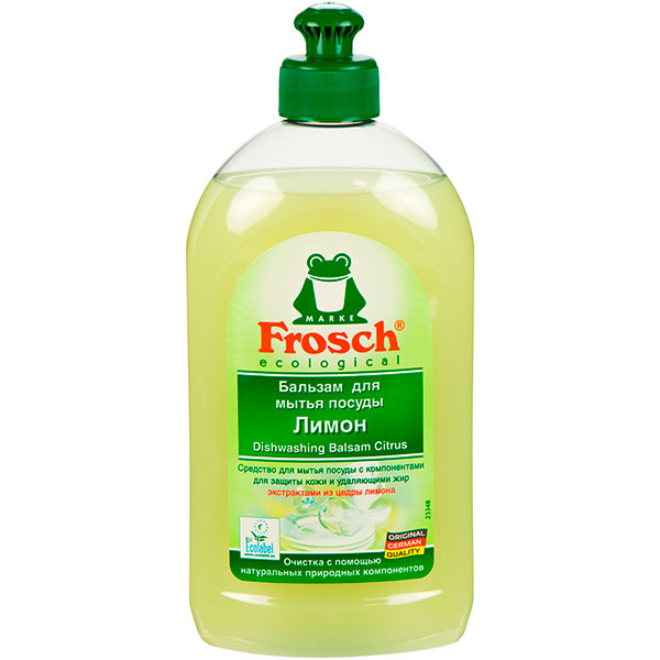 Бальзам для ручного миття посуду Frosch Лимон 0,5л