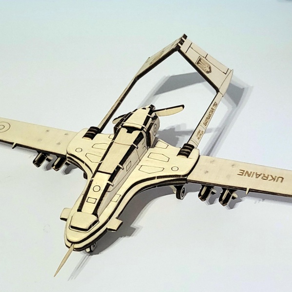 Конструктор Сувенир Декор Bayraktar TB2 золотая серия Suvenir-Decor