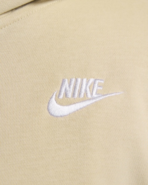 Джемпер Nike W NSW CLUB FLC FZ HOODIE STD DQ5471-126 р.XL бежевий