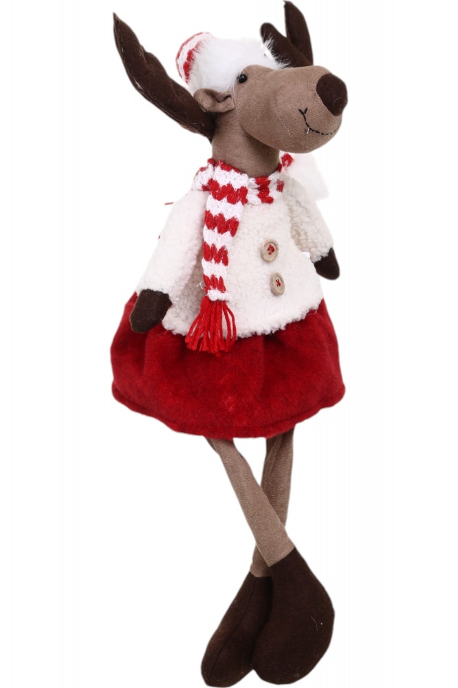 Декорация новогодняя Лось девочка что стоит LF2238031B 61 см