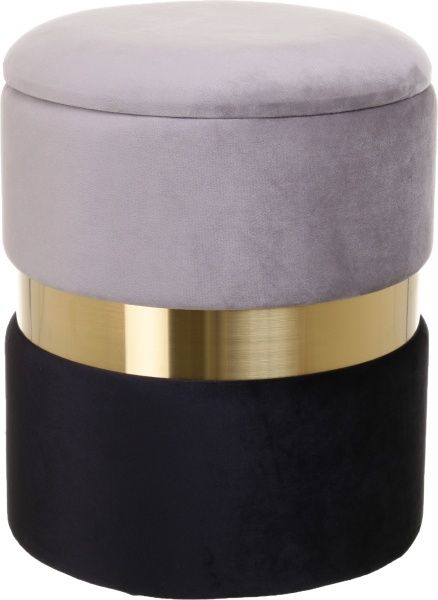 Сундук-пуф Bernard 31,5х31,5х38 см черный 