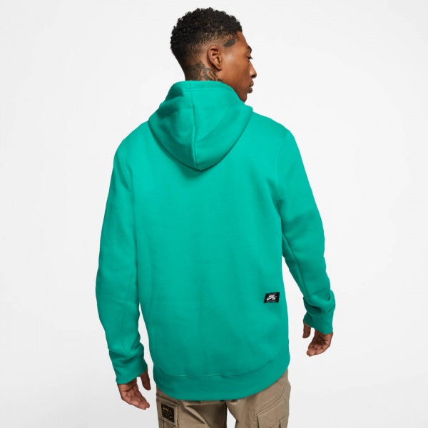Джемпер Nike M NK SB ICON HOODIE PO ESSNL AJ9733-370 р. M зелений