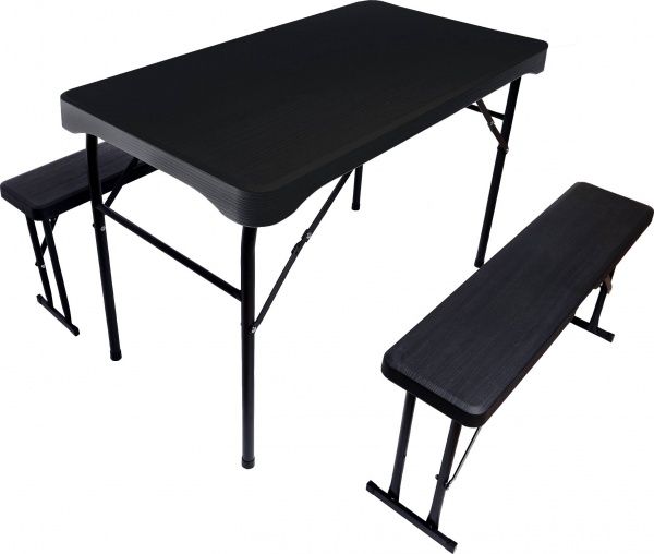 Комплект меблів Time Eco ТЕ-1840 (стіл та дві лавки) сірий