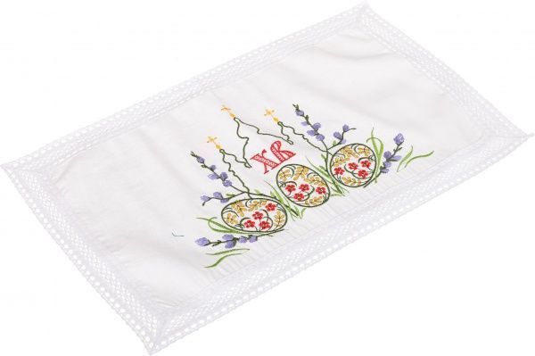 Серветка великодня Галерея льону Святкова 30x50 см білий 