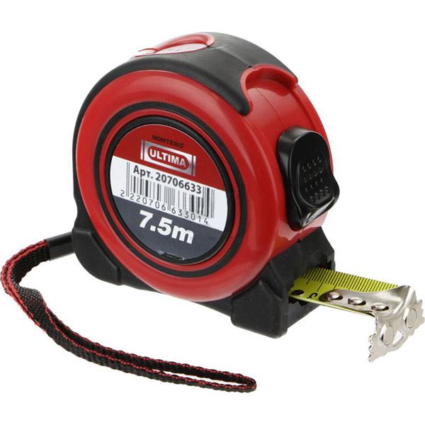 Рулетка Montero 7,5HG45X 7,5м x25мм